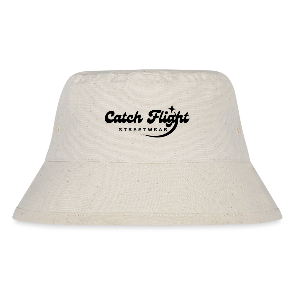 catch flight Bucket Hat - Naturweiß