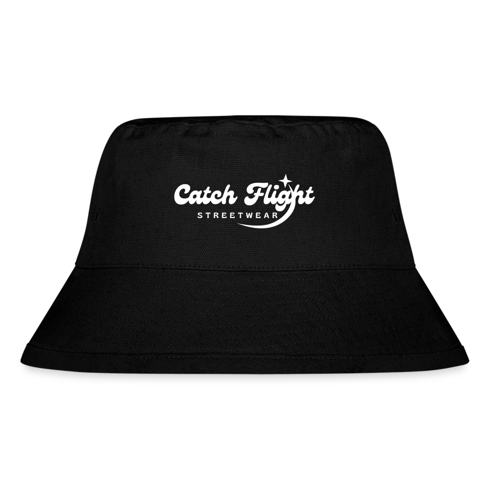 catch flight Bucket Hat - Schwarz