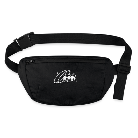 catch flight recycelte Bauchtasche - Schwarz